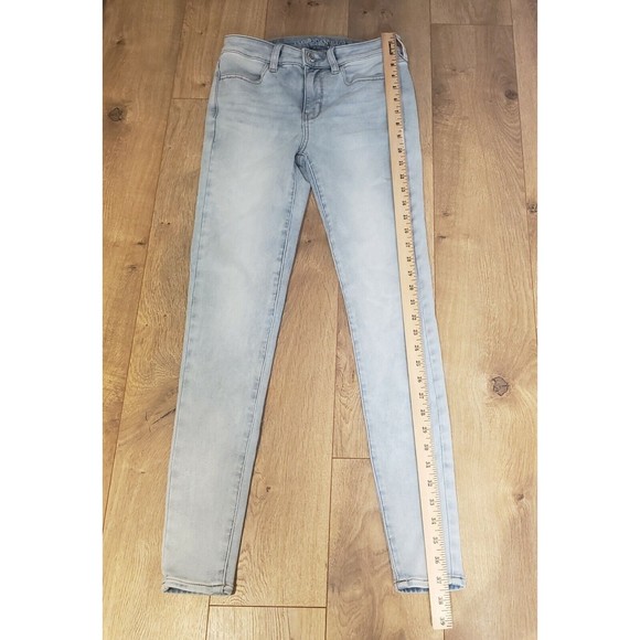 EXCELLENT American Eagle Super Stretch Size 2 Regular X4 Hi-Rise Jegging - Picture 6 of 8